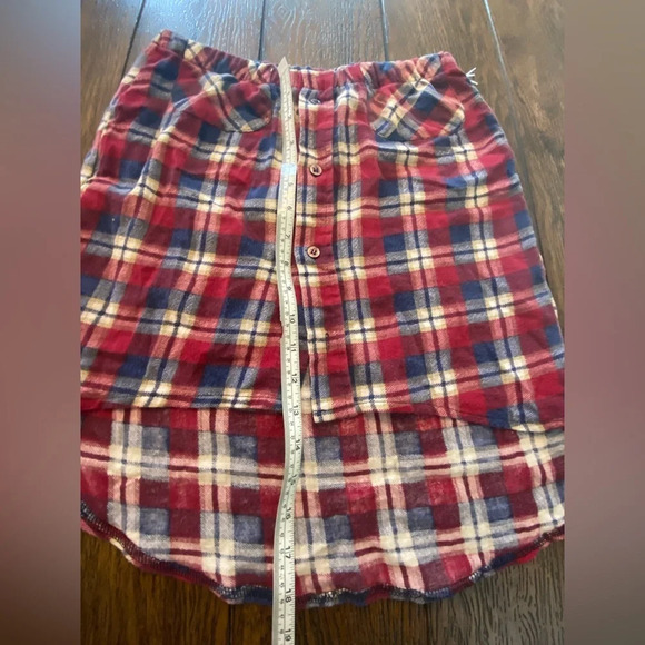 First Of A Kind Plaid Button Up Skirt Size One Size B19 - Picture 3 of 5